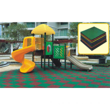 Playground Rubber Flooring, Children Rubber Flooring, Wearing-Resistant Rubber Tile